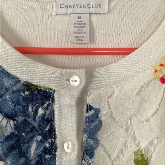 Charter Club Button-Down Cardigan Sweater - Picture 4 of 8